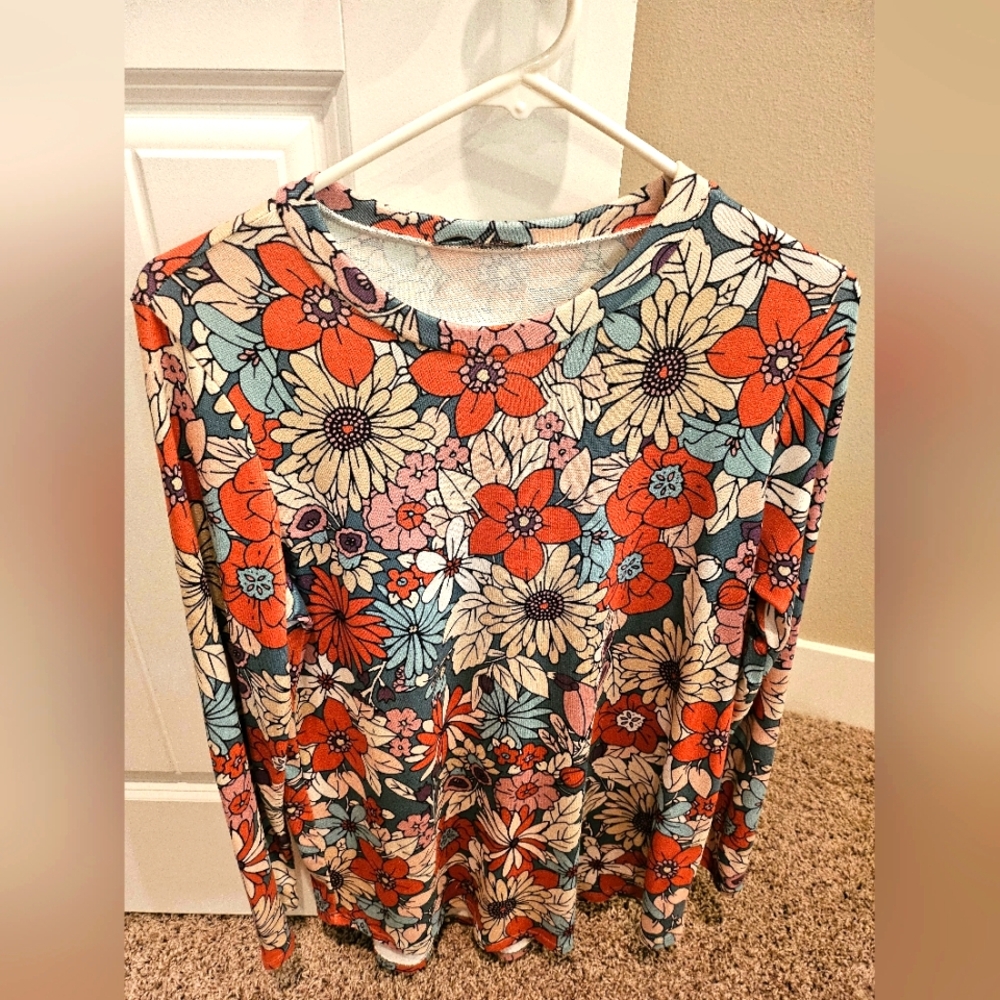 Floral Women's Top - Multicolor